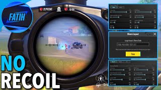 NEW NO RECOIL SENSITIVITIES  SETTINGS 5 FINGERS  GYRO🔥PUBG Mobile [upl. by Salb]