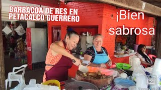 Esta es la rica barbacoa de la Tía Mela en Petacalco Guerrero que chulada Cotidiano399 [upl. by Yrag149]