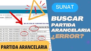 Cómo Buscar Partida Arancelaria en el Portal de SUNAT en 2024 Métodos Infalibles Tutorial SUNAT [upl. by Trojan406]