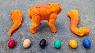 Dinosaur Walking and Laying Eggs Toys Learn Colors amp Numbers for Children 2  FMC I242M [upl. by Heer]