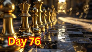 DAY 76  Playing chess everyday until I achieve a 2000 rating [upl. by Ddej237]