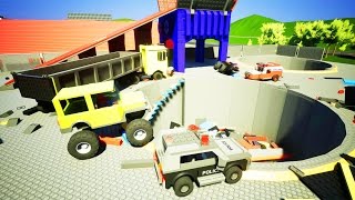 Lego Vehicle Shredding Crushing Pit 24  Brick Rigs [upl. by Neerroc303]