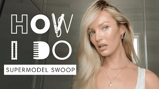 Achieve The Supermodel Swoop With Candice Swanepoel  How I Do  Harpers BAZAAR [upl. by Pax]