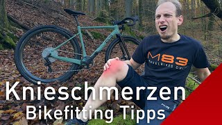 Fuß amp Knieschmerzen  Sitzposition amp Pedale richtig einstellen – Bikefitting am Gravel Bike Teil 2 [upl. by Odravde246]