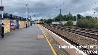 Trains at Retford RET 7th July 2024 [upl. by Ealasaid415]