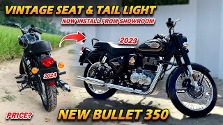 Now Vintage Seat amp Tail Light Available for 2023 JSeries Bullet 350  Now Change Seat From Showroom [upl. by Buonomo]