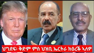 quot ጉጅለ ህግደፍ፡ ቅድሚ ምስ ትራምፕ ምስ ህዝቢ ኤርትራ ክዕረቕ ኣለዎquot ኣቶ ብርሃነ ገብረትንሳኤ Interview Berhane Gebretensae [upl. by Celestyn]