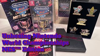 Unboxing Nintendo World Championships NES Edition For The Nintendo Switch [upl. by Yentirb]