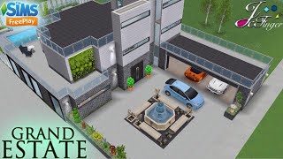 Sims FreePlay 🤩🏛  GRAND ESTATE  🚘🚖 By Joy [upl. by Llekim]