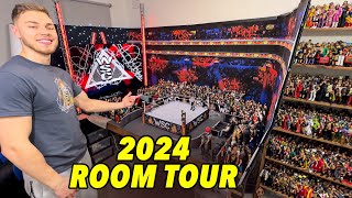 HUGE WWE Action Figure Room Tour 2024 [upl. by Cad]