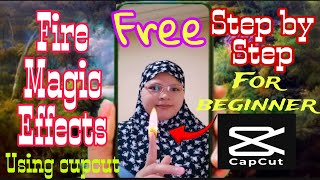 How to editing fire magic effects using cupcut appAmerahibrahim942 [upl. by Daht]