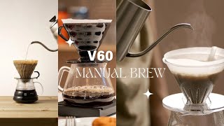 V60 Coffee  Manual brew [upl. by Elvin]