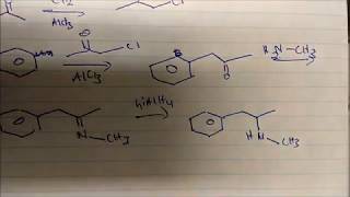 Synthesis of Methamphetamine [upl. by Juliano]