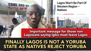 Lagosians deny Yorubaland reject other Yoruba States over Regional government [upl. by Bergerac249]