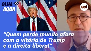 Reinaldo Quem perde com vitória de Trump nas eleições é a direita liberal [upl. by Ahsuas]