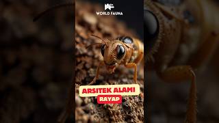 RAYAP  ARSITEK ALAMI YANG HIDUP BERKOLONI ‼️😱 faktaunik duniafauna facts fauna faktamenarik [upl. by Aitselec]