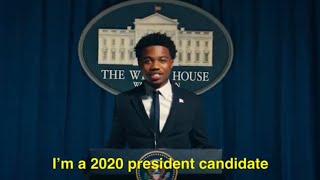 Roddy Ricch 2020 president candidate [upl. by Aenat]