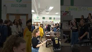 Purduettes amp Aves Choir Sing Bridge Over Troubled Water choir collab [upl. by Tnerual]