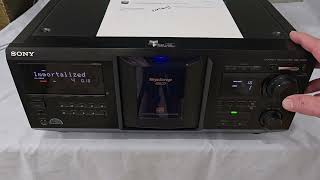 Cary Preshipping Video 10048054 Sony CD Player CDPCX400 [upl. by Aneele]