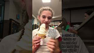 green shirt girl was not a paid actor 😂 music love icecream relatabl trending youtubeshorts [upl. by Cuttie]