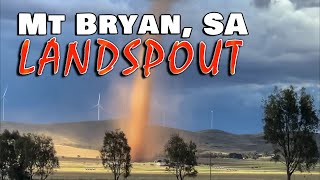 Landspout tornado captured in Mt Bryan SA  29 November 2024 [upl. by Velma]