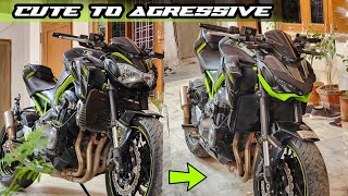 Kawasaki Z900 to Z1000 Head Modification  Only 1 in India 🔥 [upl. by Petromilli951]