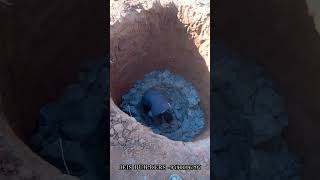 Traditional Septic tank construction using rubble masonryOpen type septic workstone masonry work [upl. by Yrhcaz]