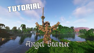 How To Build An Angel Statue  Minecraft Tutorial [upl. by Ancilin304]