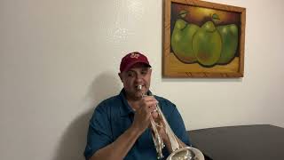 TMEA AllState Texas Band 2025 Trumpet Etude 1 Practice Video [upl. by Idoux]