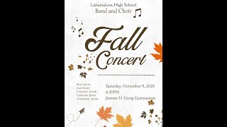 2024 Fall Concert Lahainaluna High School Jazz Band [upl. by Ynnos]