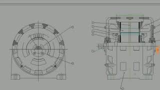 Design of Three phase Induction motor Autocad Drawing Explaination [upl. by Merceer]