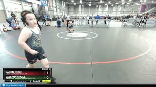 5658 Lbs Round 1  Jaxon Dunn Lakeland Wrestling Club Vs Jaelynn Orgill Deer Park Ironman Wrest [upl. by Aneelad]