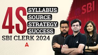 SBI Clerk 2024 Notification  SBI Clerk Syllabus Source Strategy amp Success  Adda247 [upl. by Kries85]