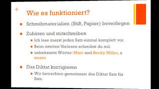 Ein Englisch Diktat für Ende erstes bis Mitte zweites Lernjahr  Englisch  Grammatik [upl. by Doane]