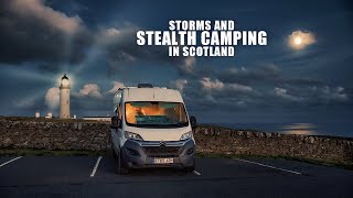 WET WINDY and WILD on the WEST COAST  Exploring Scotland in a van [upl. by Nayt876]