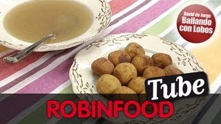 ROBINFOOD  Caldo de carne  Croquetas de cocido [upl. by Honeywell481]