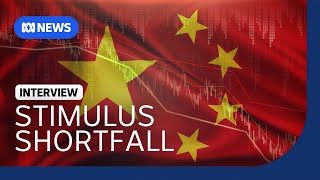 Chinas stimulus plan disappoints markets  The Business  ABC News [upl. by Kcirrez]