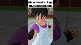 Videl vs Spopovich  Dragon Ball Z Budokai Tenkaichi 3 dragonball shorts dragonballz [upl. by Nassir]