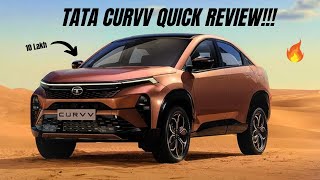 Tata Curvv Quick Review [upl. by Zsa325]