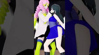 Mitsuri amp Suma  Wannabe Dance  MMD demonslayer [upl. by Tinaret]