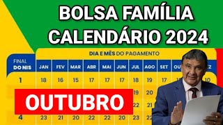 CALENDÁRIO DO BOLSA FAMÍLIA MÊS DE OUTUBRO ANTECIPADO [upl. by Nessaj]