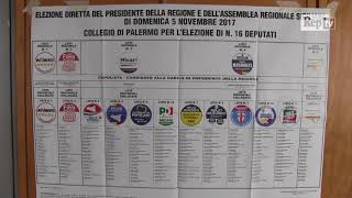 Regionali Sicilia il presidente Mattarella vota a Palermo [upl. by Zacks176]