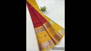 Kuppadam pattu sarees pythanistyle Meena kanchi border withblouse eachone 59507842237210 order sri [upl. by Alaine]