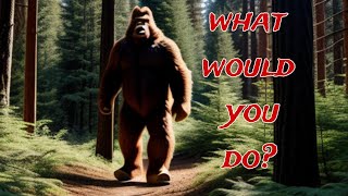 You see BIGFOOT in the forest What do you do [upl. by Laumas]