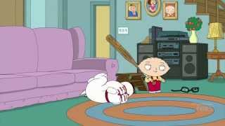 Stewie hits Brian in the face with a baseball bat [upl. by Chemosh]