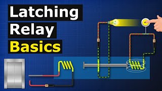 Latching Relay Basics  Basic working principle in 2 minutes [upl. by Rozelle743]