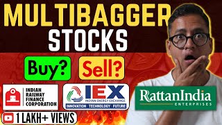 Future Of 3 Multibagger Stocks  IRFC IEX and RattanIndia  Rahul Jain Analysis [upl. by Nilrah437]