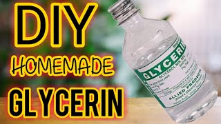 how to make glycerin at home  Be Natural With Jyotika [upl. by Ecinwahs]