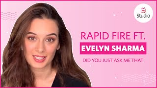 Celebrity Rapid Fire ft Evelyn Sharma 2021  Myntra Studio [upl. by Arze]