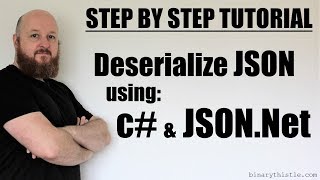 Step by Step Tutorial Deserializing JSON using c and jsonnet [upl. by Eudoca]